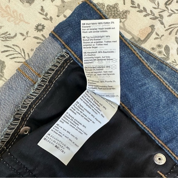 (NWT) Dr Denim high Rise Erin skinny jeans in  blue - Picture 16 of 16